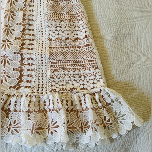 Fashion Nova Elegant White Lace Skirt Set - Picture 8 of 9